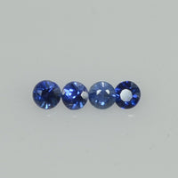 1.6-2.3 mm Natural Blue Sapphire Loose Gemstone Round Diamond Cut Vs Quality Color - Thai Gems Export Ltd.