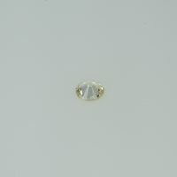 3-5 mm Natural Pastel Yellow Sapphire Loose Gemstone Round Diamond Cut Cleanish Quality