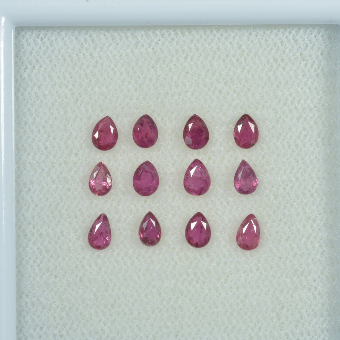3.5x2.5 mm Natural Ruby Loose Gemstone Pear Cut