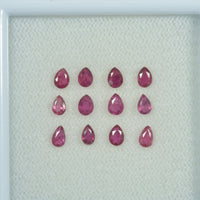 3.5x2.5 mm Natural Ruby Loose Gemstone Pear Cut
