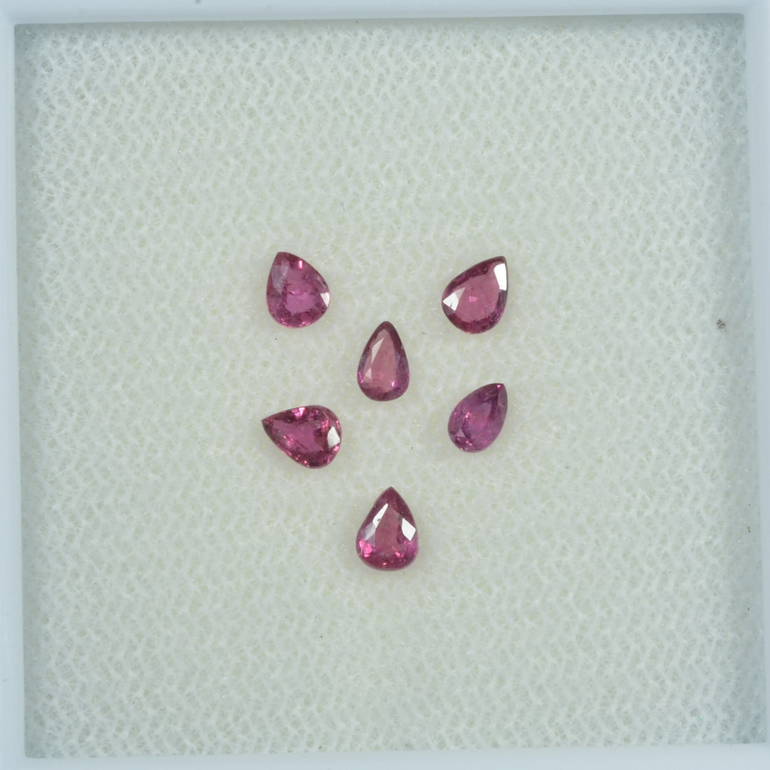 3.5x2.5 mm Natural Ruby Loose Gemstone Pear Cut