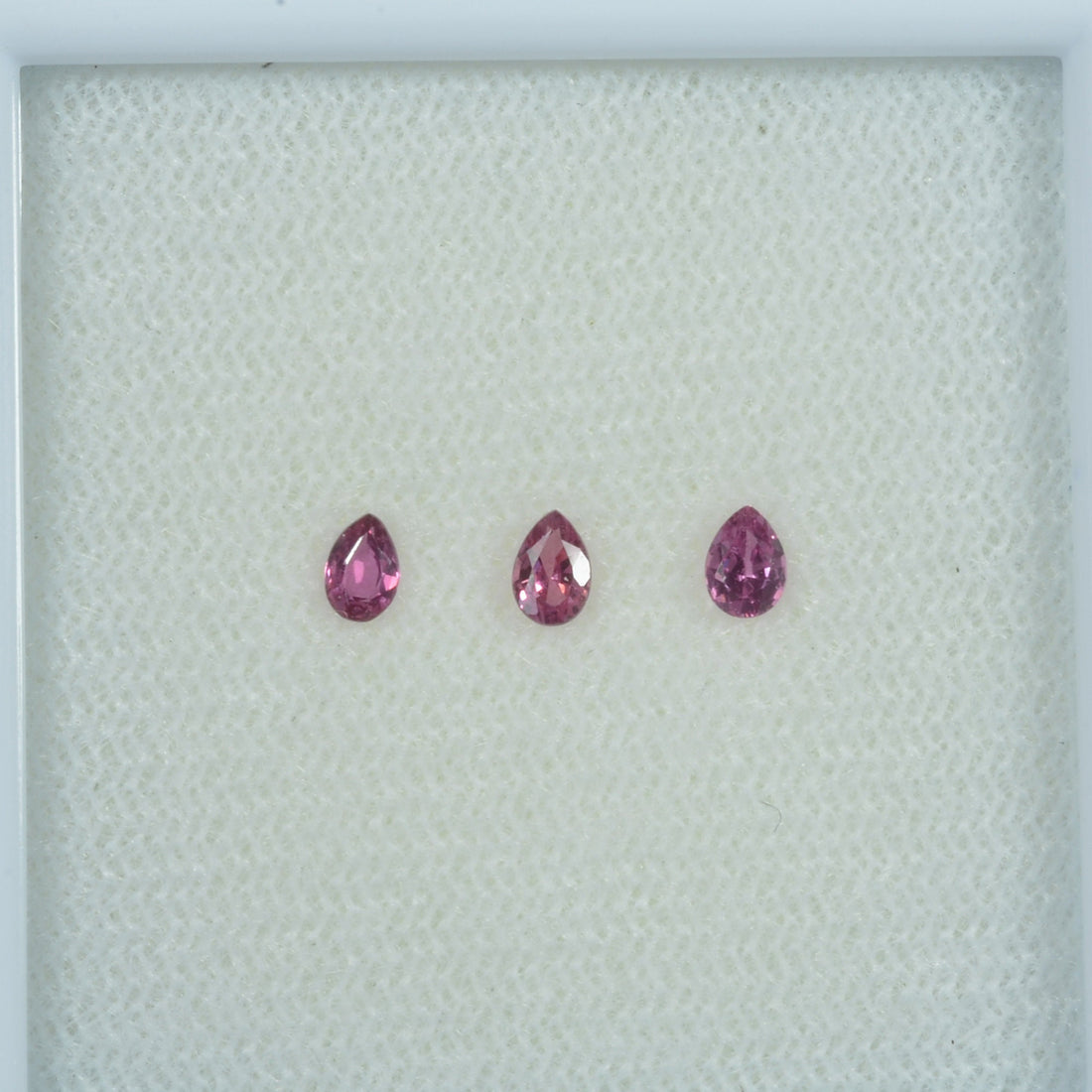 3.5x2.5 mm Natural Ruby Loose Gemstone Pear Cut