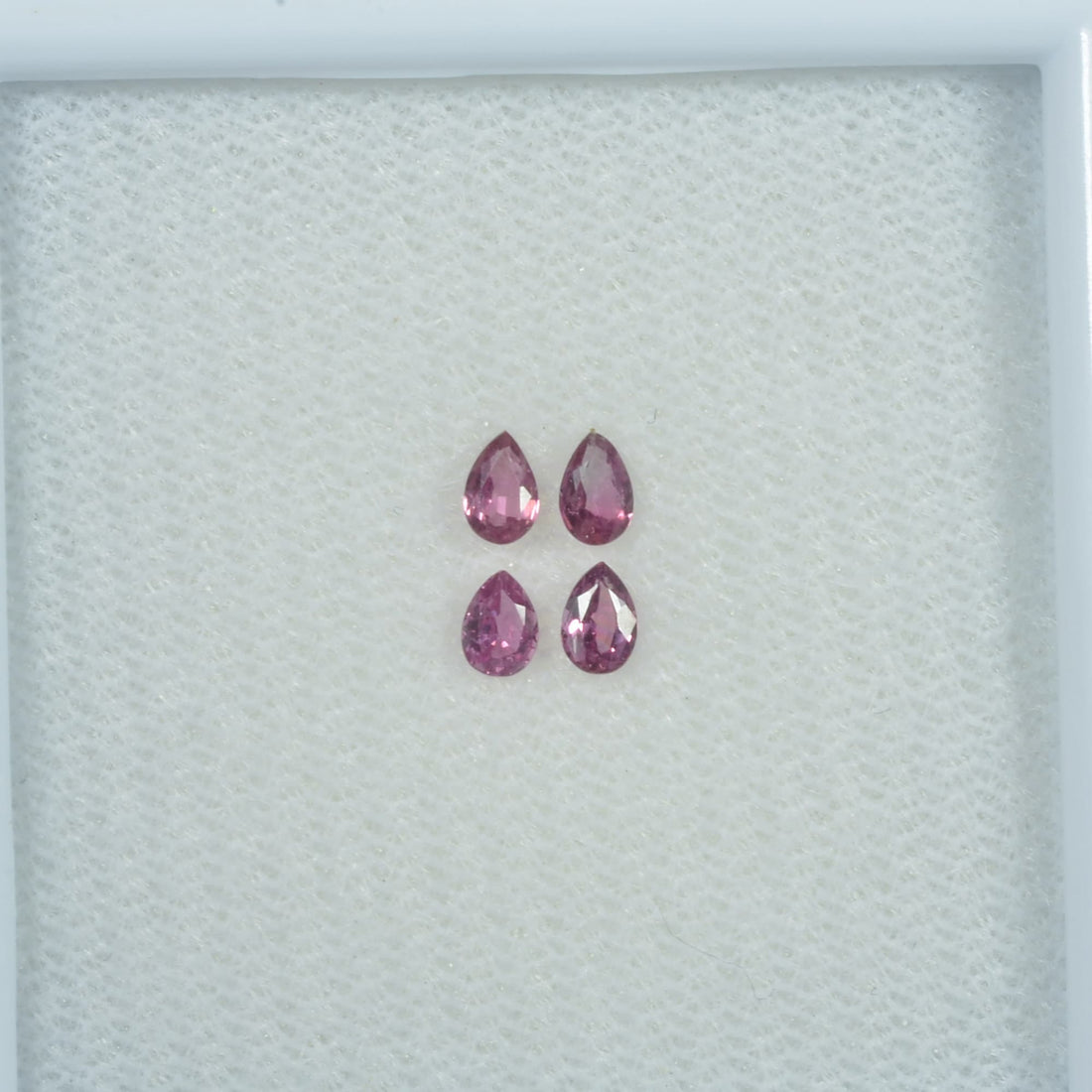 3.5x2.5 mm Natural Ruby Loose Gemstone Pear Cut
