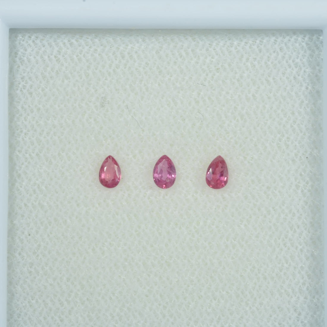 3.5x2.5 mm Natural Ruby Loose Gemstone Pear Cut