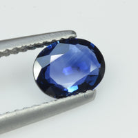 0.91 cts Natural Blue Sapphire Loose Gemstone Oval Cut