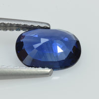 1.37 cts Natural Blue Sapphire Loose Gemstone Oval Cut