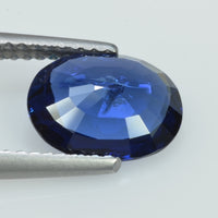 2.45 cts Natural Blue Sapphire Loose Gemstone Oval Cut