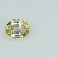 0.83 Cts Natural Yellow Sapphire Loose Gemstone Oval Cut