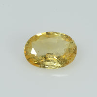 1.05 Cts Natural Yellow Sapphire Loose Gemstone Oval Cut