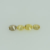 1.4- 3.5 mm Natural Yellow Sapphire Loose Gemstone Round Diamond Cut Color - Thai Gems Export Ltd.