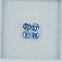 3.7-4.6 mm Natural Blue Sapphire Loose Gemstone Round Diamond Cut Vs Quality Color - Thai Gems Export Ltd.