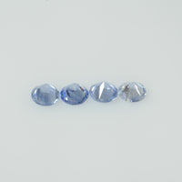 4-5 mm Natural Blue Sapphire Loose Gemstone Round Diamond Cut Vs Quality Color