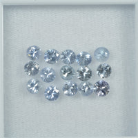4-5 mm Natural Blue Sapphire Loose Gemstone Round Diamond Cut Vs Quality Color