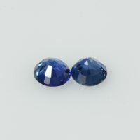 3.9 mm Natural Blue Sapphire Loose Gemstone Round Diamond Cut