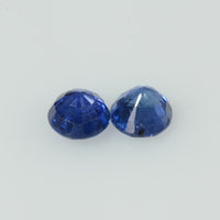 4.1-4.2 mm Natural Blue Sapphire Loose Gemstone Round Diamond Cut