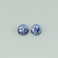 3.7-4.7 mm Natural Blue Sapphire Loose Gemstone Round Diamond Cut - Thai Gems Export Ltd.