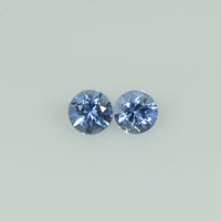 3.7-4.7 mm Natural Blue Sapphire Loose Gemstone Round Diamond Cut - Thai Gems Export Ltd.