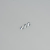 2.5-4.0 mm Natural Whitish Yellow Sapphire Loose Cleanish Quality Gemstone Round Diamond Cut - Thai Gems Export Ltd.