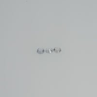 2.5-3.5 mm Natural Yellowish White Sapphire Loose Vs Quality Gemstone Round Diamond Cut