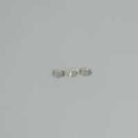 3.0 mm Natural Yellowish white Sapphire Loose Cleanish Quality Gemstone Round Diamond Cut