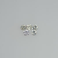 2.5-3.00 mm Natural Yellowish white Sapphire Loose Pk Quality Gemstone Round Diamond Cut - Thai Gems Export Ltd.