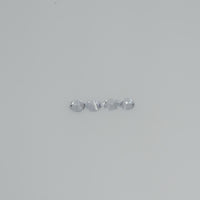 1.5-3.0 mm Natural Bluish white Sapphire Loose Vs Quality Gemstone Round Diamond Cut