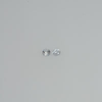 1.5-3.0 mm Natural Bluish white Sapphire Loose Vs Quality Gemstone Round Diamond Cut