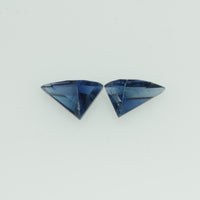 4x3 mm Natural Blue Sapphire Loose Gemstone Triangle Cut Pair - Thai Gems Export Ltd.