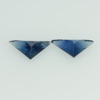 4x3 mm Natural Blue Sapphire Loose Gemstone Triangle Cut Pair - Thai Gems Export Ltd.