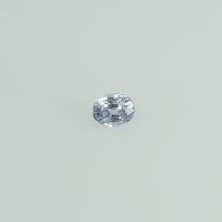 Natural white Sapphire Loose Gemstone Oval Cut