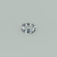 Natural white Sapphire Loose Gemstone Oval Cut