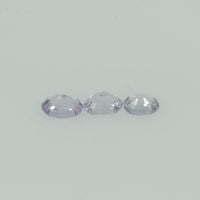 Natural white Sapphire Loose Gemstone Oval Cut