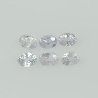 Natural White Sapphire Loose Gemstone VS Quality Oval Cut - Thai Gems Export Ltd.