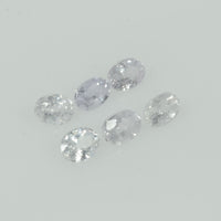 Natural White Sapphire Loose Gemstone VS Quality Oval Cut - Thai Gems Export Ltd.