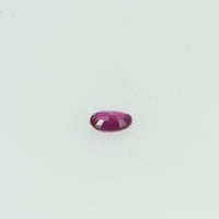0.09 Cts 2 pcs Natural Burma Ruby Loose Gemstone Oval Cut
