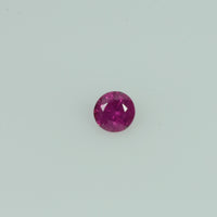 2.5-4.0 mm Natural Pink Sapphire Loose Gemstone VS Quality AAA Color Round Diamond Cut