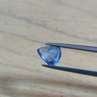 2.58 cts Unheated Natural Blue Sapphire Loose Gemstone Pear Cut