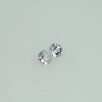 2-4 mm Natural Pastel Purple Sapphire Loose Gemstone Round Diamond Cut Cleanish Quality