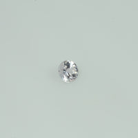 2-4 mm Natural Pastel Purple Sapphire Loose Gemstone Round Diamond Cut Cleanish Quality