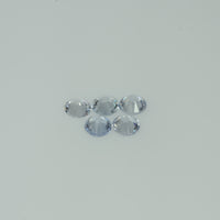 3.5-4 mm Natural Whitish Yellow Sapphire Loose Gemstone Round Diamond Cut Cleanish Quality A+ Color - Thai Gems Export Ltd.