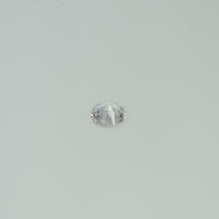 3.5-5.0 mm Natural Yellowish White Sapphire Loose Gemstone Round Diamond Cut Vs Quality