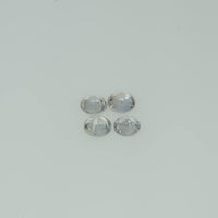 3.5-5.0 mm Natural Whitish Yellow Green Sapphire Loose Gemstone Round Diamond Cut Vs Quality