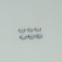 3.5-4.5 mm Natural Whitish Yellow Sapphire Loose Vs Quality Gemstone Round Diamond Cut