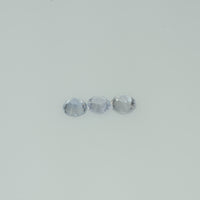 2.0-4.0 mm Natural Whitish Blue Sapphire Loose Vs Quality Gemstone Round Diamond Cut - Thai Gems Export Ltd.