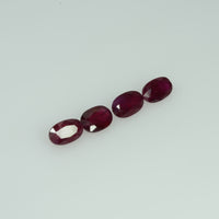 5x3 mm Natural Burma Ruby Loose Gemstone Oval Cut