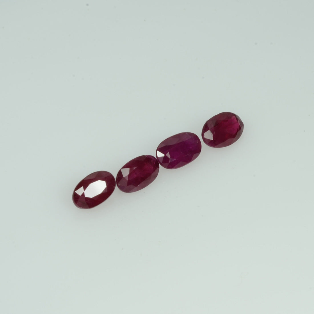 5x3 mm Natural Burma Ruby Loose Gemstone Oval Cut