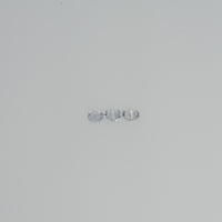 1.5-4.0 mm Natural Whitish Blue Sapphire Loose Cleanish Quality Gemstone Round Diamond Cut