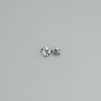 2.0-3.0 mm Natural Yellowish white Sapphire Loose Vs Quality Gemstone Round Diamond Cut