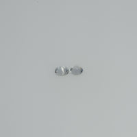 2.0-3.0 mm Natural Yellowish white Sapphire Loose Vs Quality Gemstone Round Diamond Cut