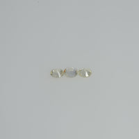 2.5-3.00 mm Natural Yellowish white Sapphire Loose Pk Quality Gemstone Round Diamond Cut - Thai Gems Export Ltd.
